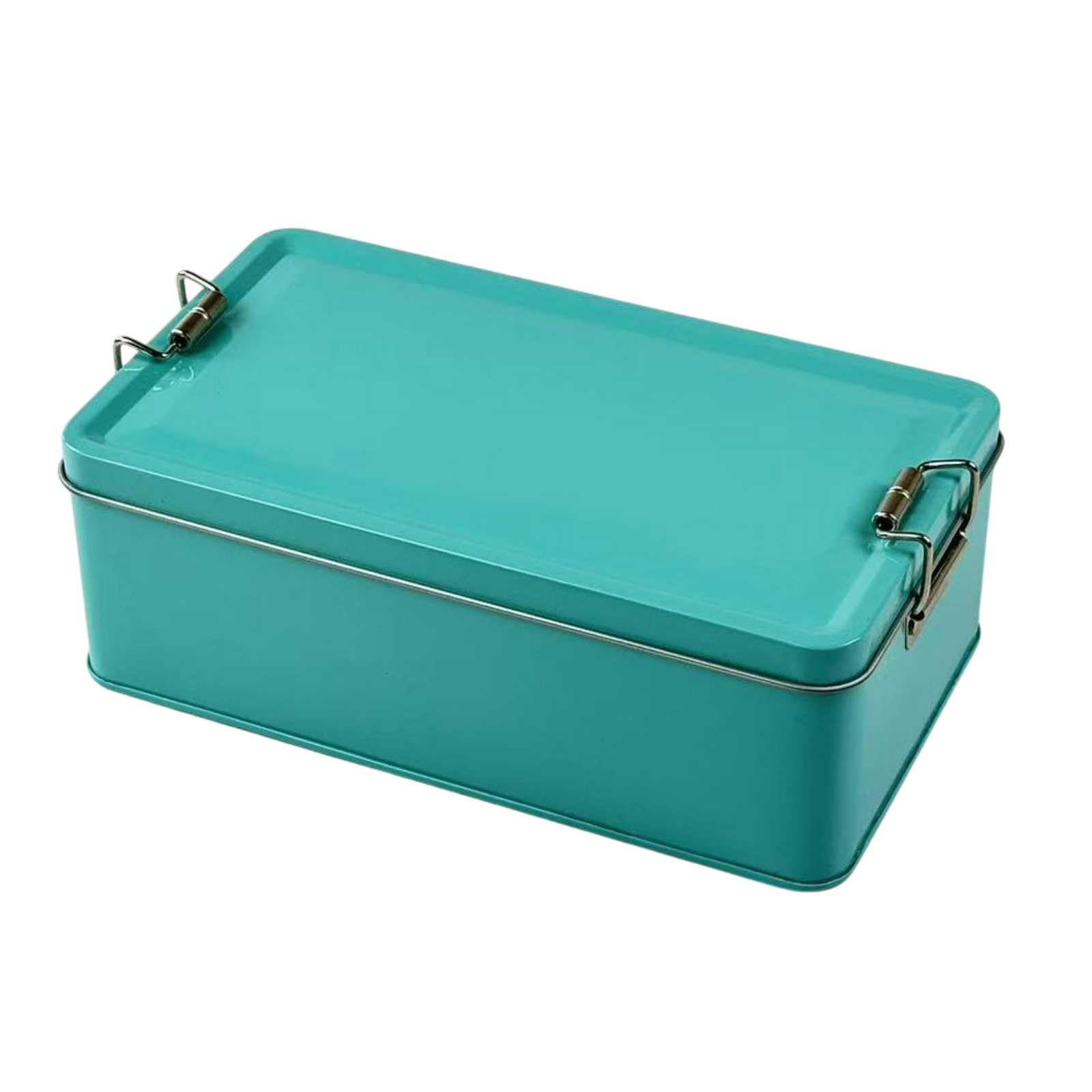 Amazon.co.jp: ルナリ ブリキ缶ケース 蓋付き レトロ 小物入れ